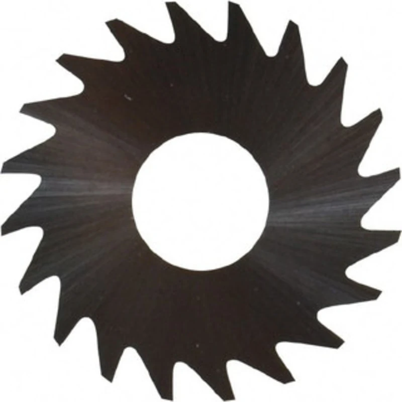 RobbJack 3/4 x 0.006, 1/4 Arbor, 20-Tooth Solid Carbide Slitting & Slotting Saw Uncoated, RH Cut, Straight Teeth, Con...